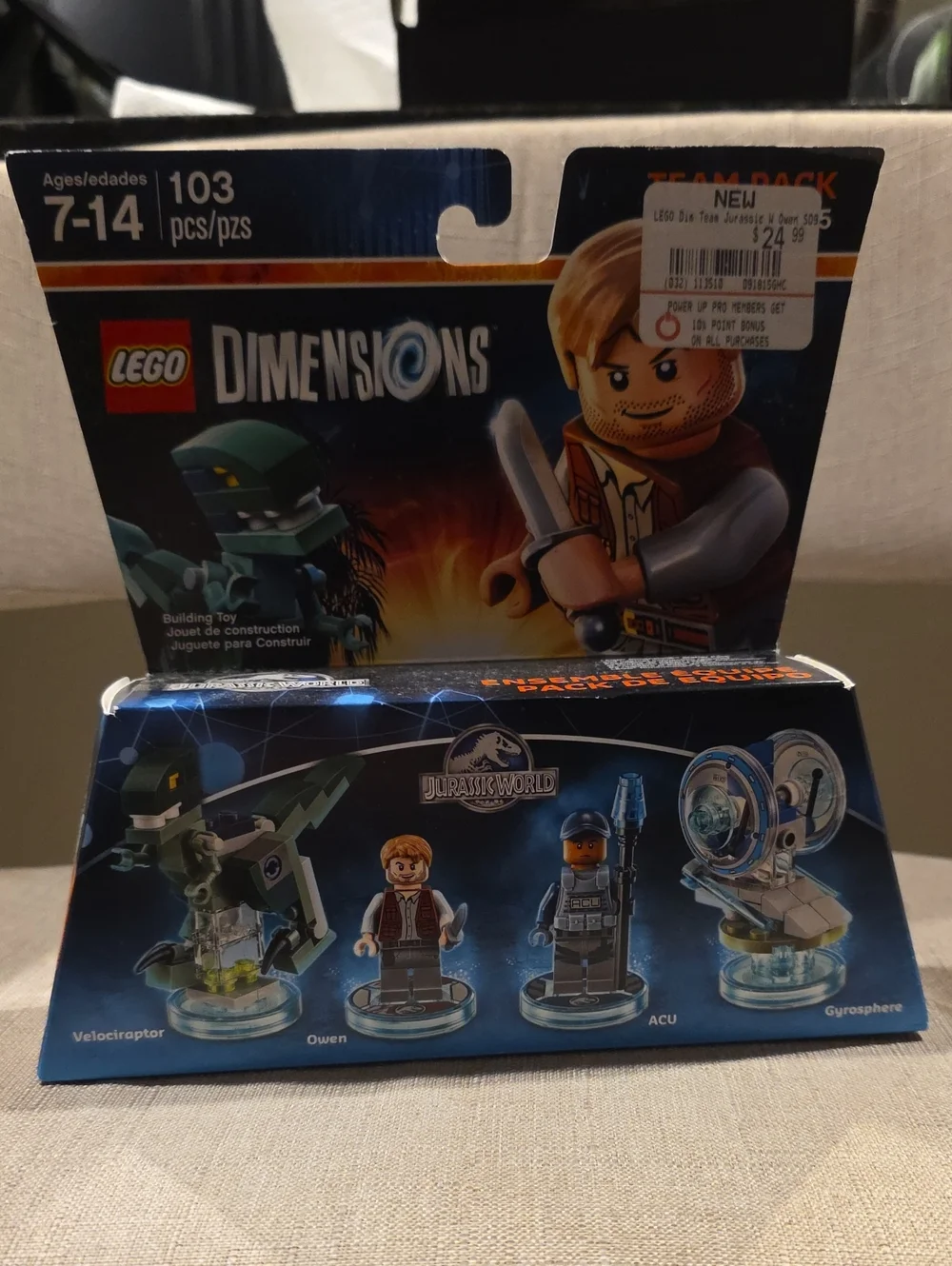 Lego Dimensions Jurassic World Team Pack 71205 Lego Dimensions